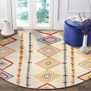 LR Home Whimsical 81262 Cream/Orange Area Rug Lifestyle Image