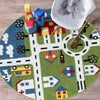 LR Home Whimsical 81270 Green/Cream Area Rug Detail Image