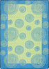 Joy Carpets Kid Essentials Whimzi Teal Area Rug