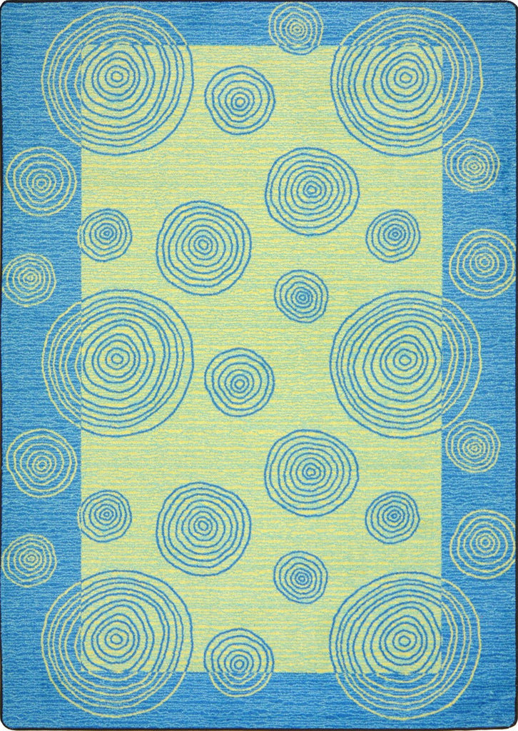 Joy Carpets Kid Essentials Whimzi Teal Area Rug