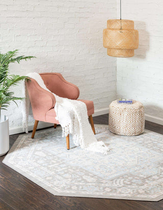 Unique Loom Whitney T-WHIT1 Cloud Gray Area Rug