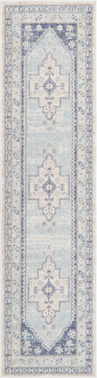 Unique Loom Whitney T-WHIT2 Sky Blue Area Rug