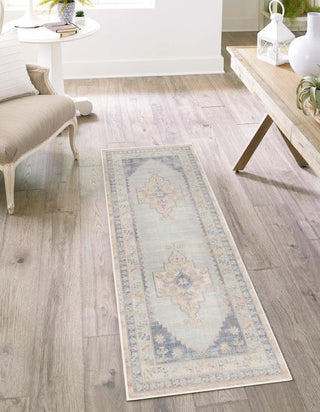 Unique Loom Whitney T-WHIT2 Sky Blue Area Rug