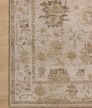 Loloi Willa WIA-04 Fog / Natural Area Rug Corner Image