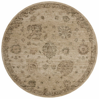 Loloi Willa WIA-05 Wheat / Multi Area Rug Round Image