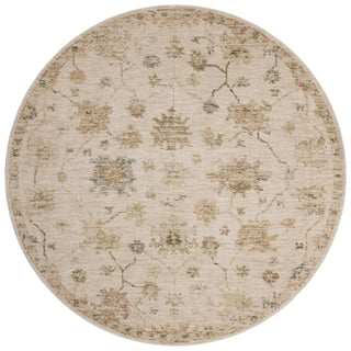 Loloi Willa WIA-11 Bone / Multi Area Rug Round Image