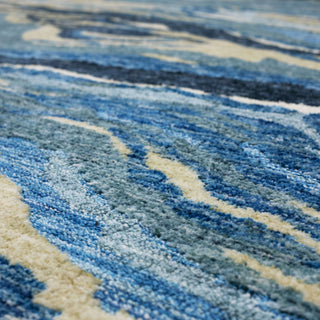 Karastan Pelican Bay By Salt Life Winward Ocean Area Rug Detail Image