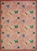 Joy Carpets Kaleidoscope Wing Dings Rose Area Rug