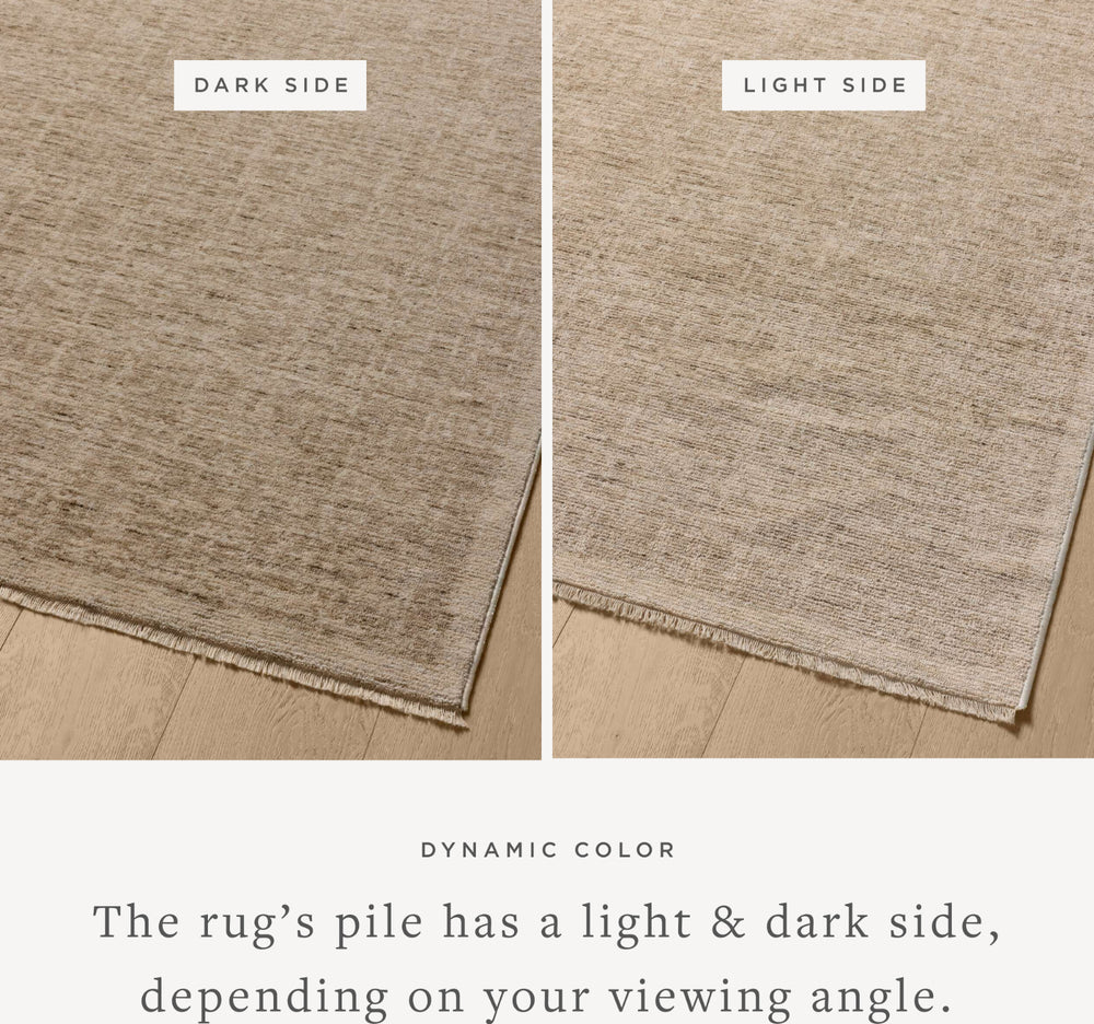 Loloi II Winston WIT-01 Taupe / Bone Area Rug Lifestyle Image Feature