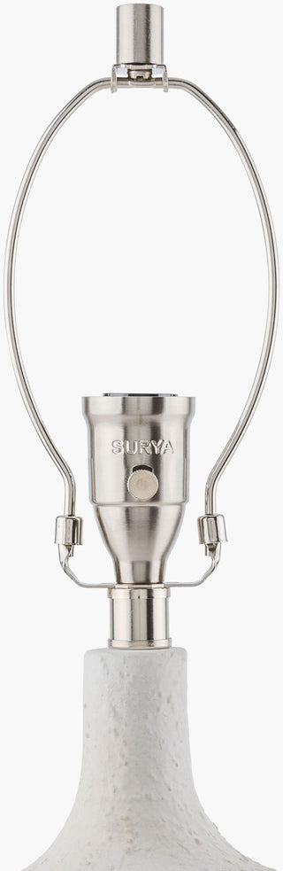 Surya Wailea WLS-001 White Lamp Detail
