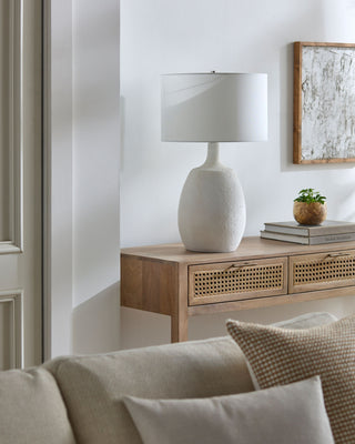 Surya Wailea WLS-001 White Lamp Style Shot Feature