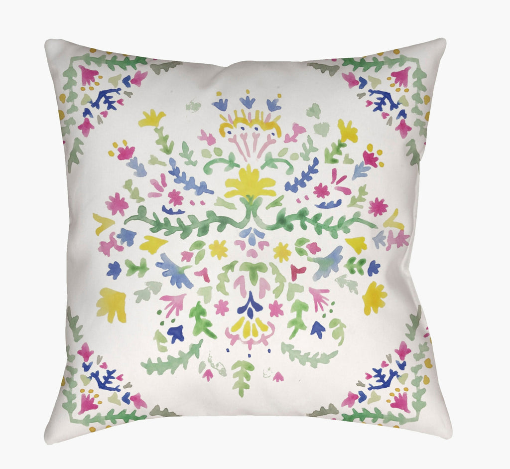 Livabliss Spanish Patchwork WMAYO-009 White main image