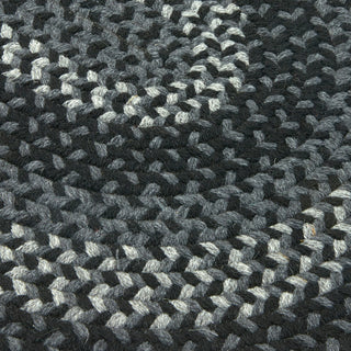 Colonial Mills Walden WN13 Black/Charcoal Area Rug Closeup Image