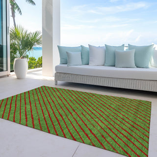 Dalyn Wonderland WN27 Fern Machine Washable Area Rug Outdoor Lifestyle Image Feature