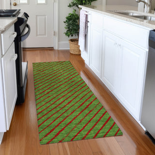 Dalyn Wonderland WN27 Fern Machine Washable Area Rug Runner Lifestyle Image Feature