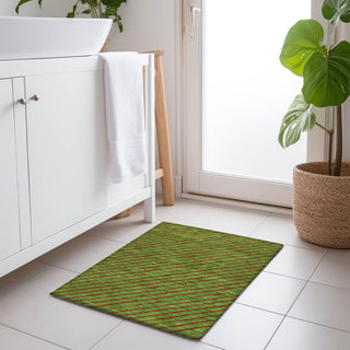 Dalyn Wonderland WN27 Fern Machine Washable Area Rug Scatter Lifestyle Image Feature