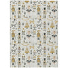 Dalyn Wonderland WN35 Ivory Machine Washable Area Rug main image