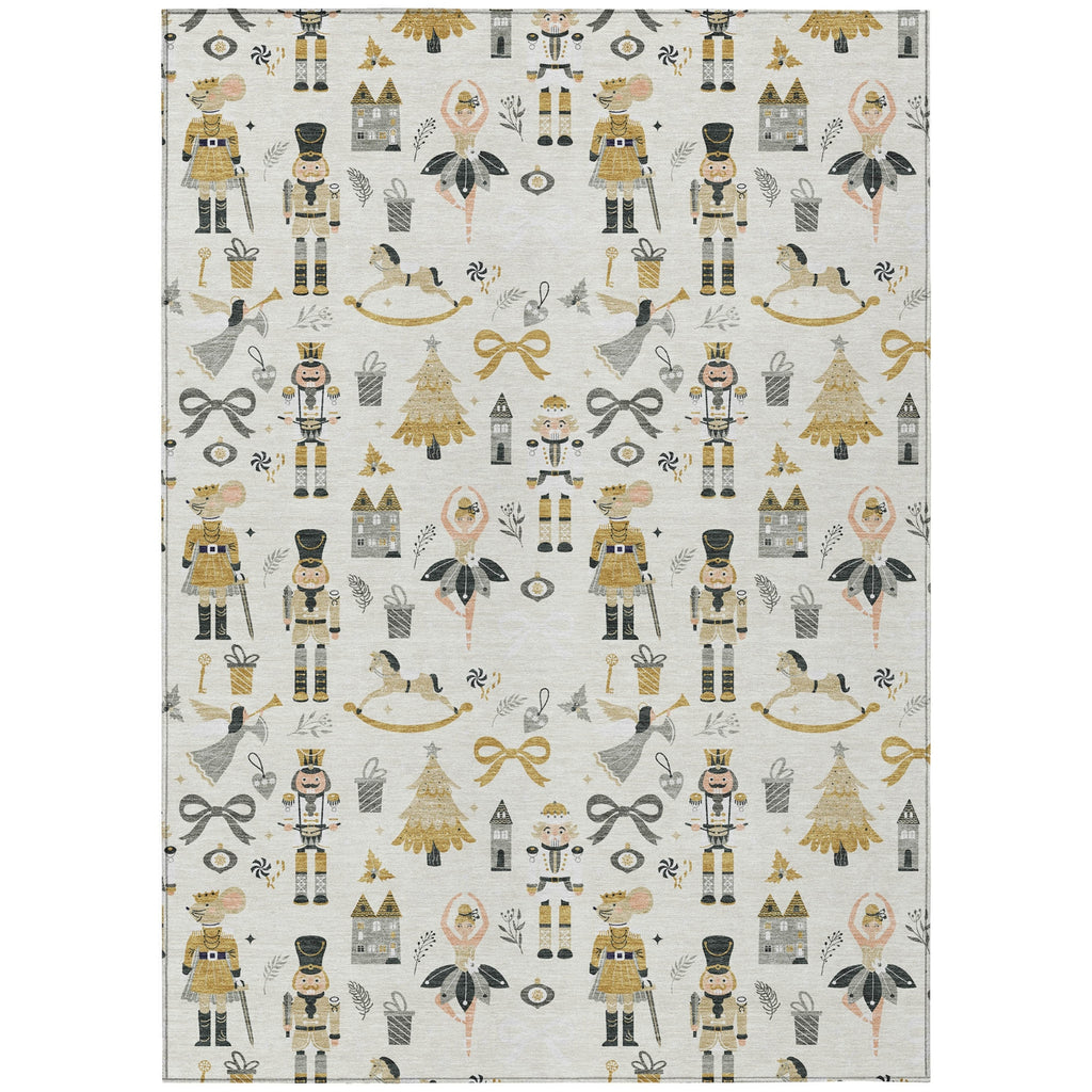 Dalyn Wonderland WN35 Ivory Machine Washable Area Rug main image