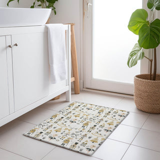 Dalyn Wonderland WN35 Ivory Machine Washable Area Rug Scatter Lifestyle Image Feature