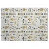 Dalyn Wonderland WN35 Ivory Machine Washable Area Rug Scatter Main Image