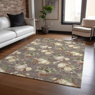 Dalyn Wonderland WN36 Taupe Machine Washable Area Rug Lifestyle Image Feature