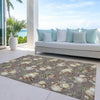 Dalyn Wonderland WN36 Taupe Machine Washable Area Rug Outdoor Lifestyle Image Feature