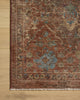 Loloi Winchester WNC-01 Rust / Multi Area Rug Corner Image