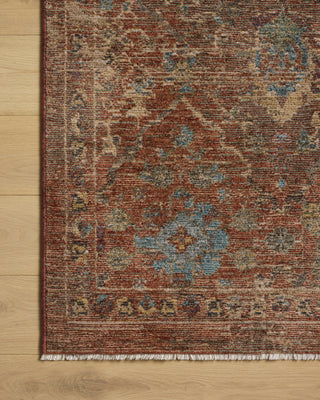 Loloi Winchester WNC-01 Rust / Multi Area Rug Corner Image
