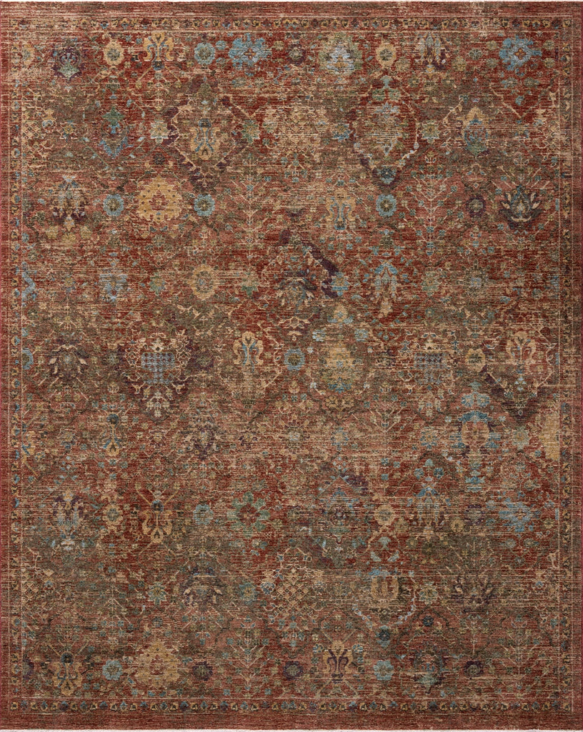 Loloi Winchester WNC-01 Rust / Multi Area Rug main image