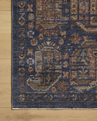 Loloi Winchester WNC-04 Navy / Multi Area Rug Corner Image