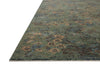 Loloi Winchester WNC-05 Seafoam Green / Teal Area Rug Corner Image