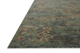 Loloi Winchester WNC-05 Seafoam Green / Teal Area Rug Corner Image