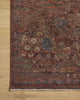 Loloi Winchester WNC-08 Ruby / Mushroom Area Rug Corner Image