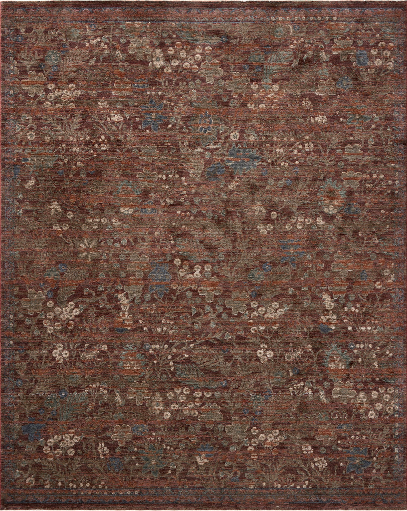 Loloi Winchester WNC-08 Ruby / Mushroom Area Rug main image