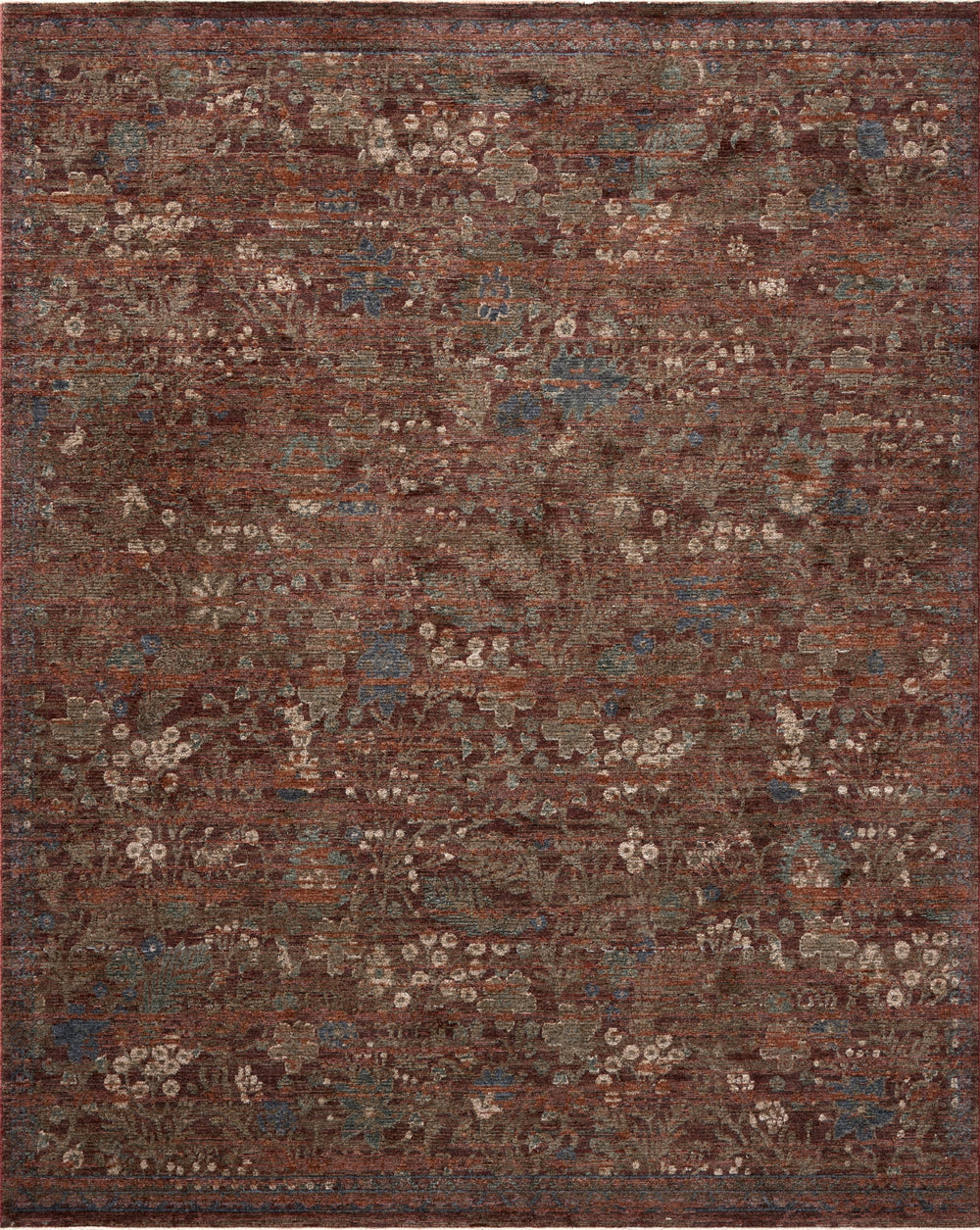 Loloi Winchester WNC-08 Ruby/Mushroom Area Rug