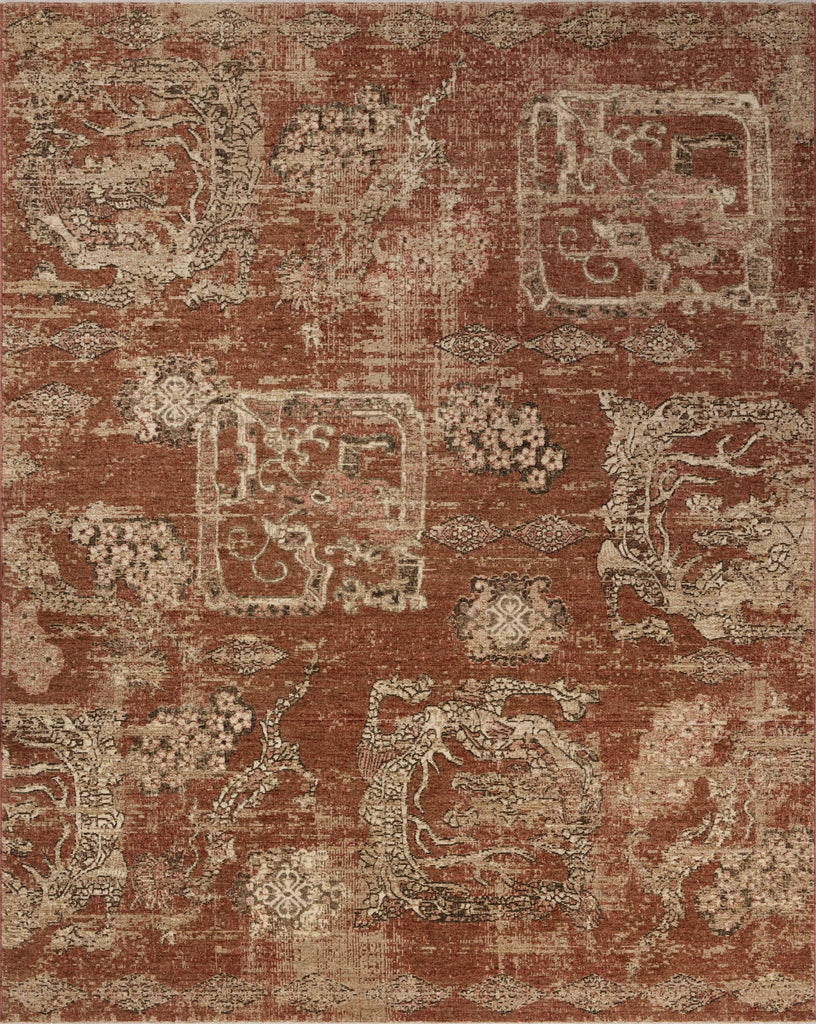 Loloi Winchester WNC-09 Brick / Beige Area Rug main image