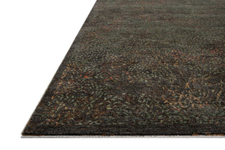 Loloi Winchester WNC-12 Ink / Forest Area Rug Corner Image