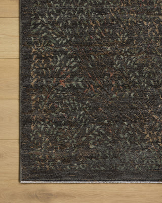 Loloi Winchester WNC-12 Ink / Forest Area Rug Corner Image