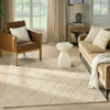 Nourison Wool Haven WOH01 Beige Area Rug Corner Image