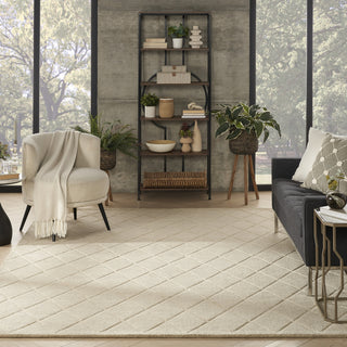 Nourison Wool Haven WOH01 Beige Area Rug Swatch Image