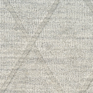 Nourison Wool Haven WOH01 Grey Area Rug Corner Image