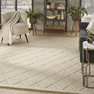 Nourison Wool Haven WOH01 Beige Area Rug Corner Image