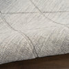 Nourison Wool Haven WOH01 Grey Area Rug Corner Image