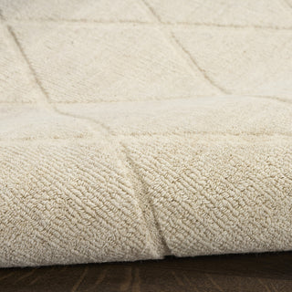 Nourison Wool Haven WOH01 Ivory Area Rug Corner Image