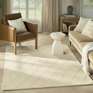 Nourison Wool Haven WOH01 Ivory Area Rug Corner Image