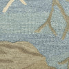Nourison Waterside WRS01 Blue Area Rug Corner Image
