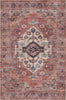 Nourison Brilliance Machine Washable WSB03 Rust Multicolor Area Rug Main Image