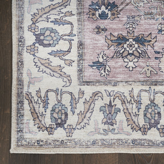 Nourison Brilliance Machine Washable WSB03 Beige Multicolor Area Rug by Home Detail Image