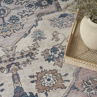 Nourison Brilliance Machine Washable WSB03 Blush Area Rug by Home Corner Image