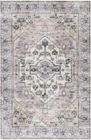Nourison Brilliance Machine Washable WSB03 Blush Area Rug by Home Main Image